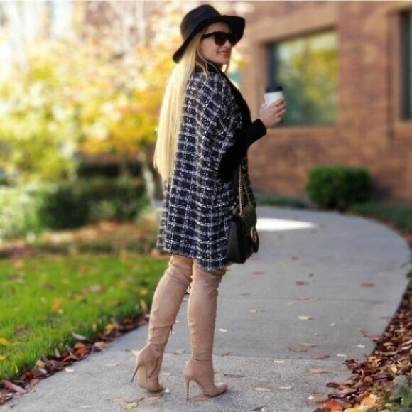 🔥BACK IN STOCK! CHANTELLA Tweed Cape ☆BEST SEL… - Picture 12 of 14